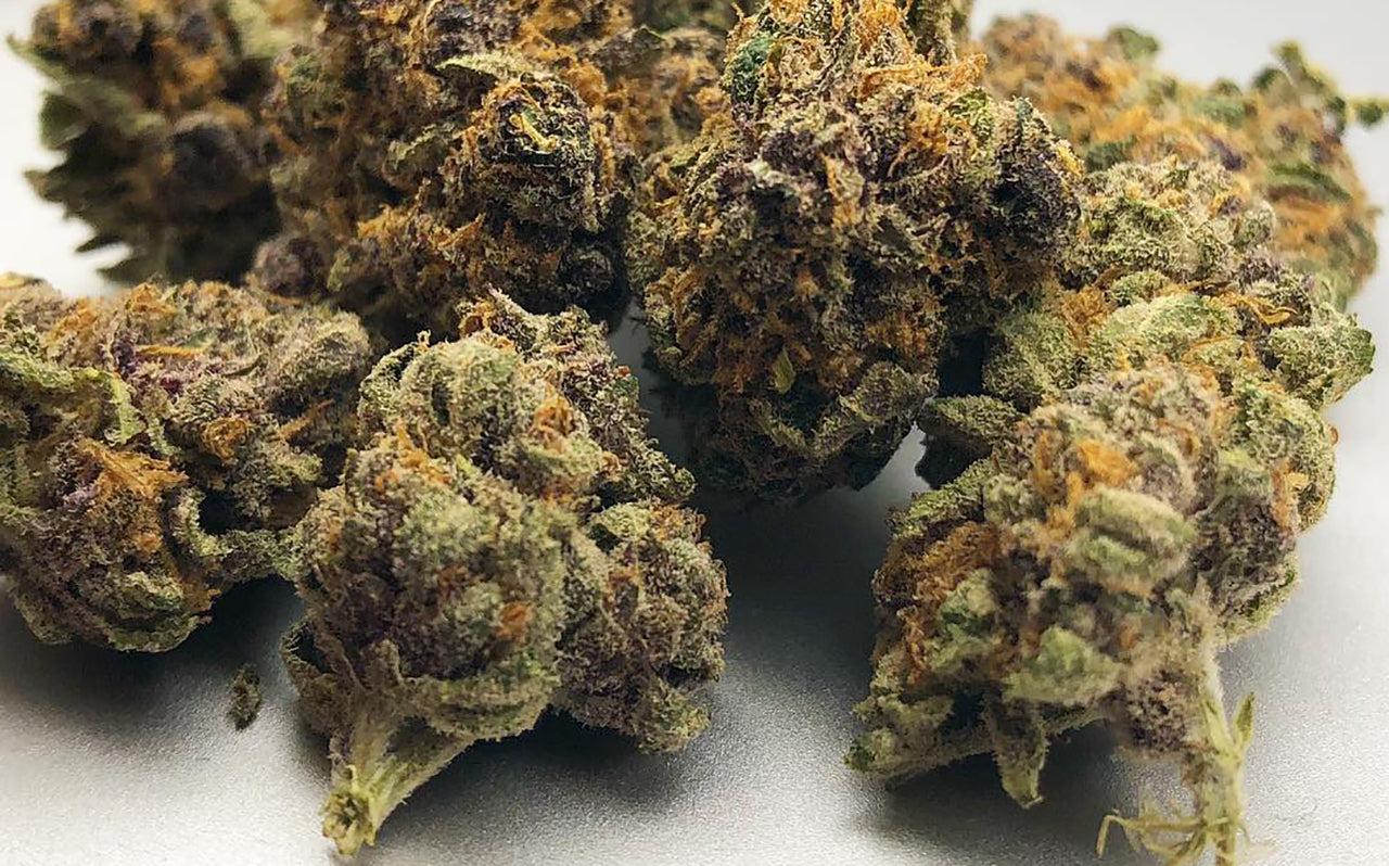 Nugs of Kandy Kush strain, image courtesy of RIP Verne 420 on Instagram