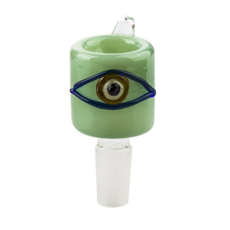 Bong Attachments 14mm Male Green Eye Bong Bowl
