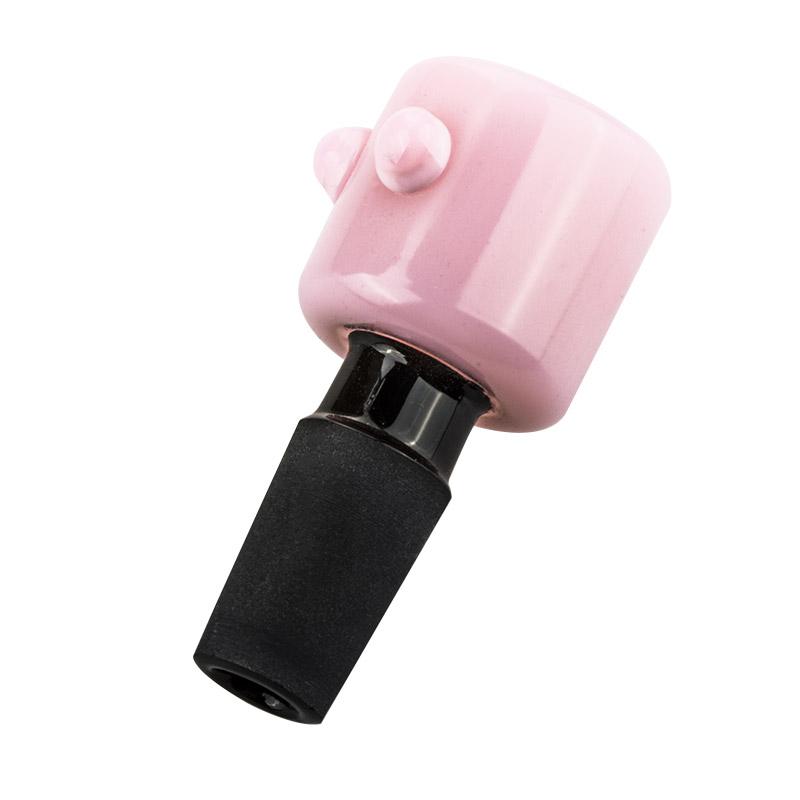 Bong Attachments 14mm Male Pink&Black Bong Bowl
