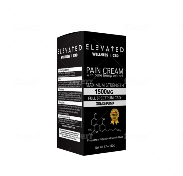 1500mg Full Spectrum CBD Cream for Pain