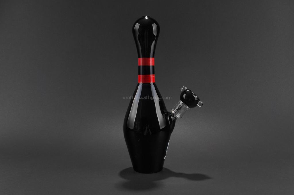 Dab rigs Mathematix Glass 710 Split Bowling Pin Dab Rig - Black