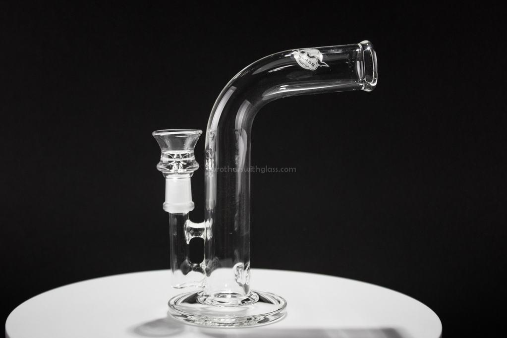 Dab rigs HVY Glass Natural Perc Bent Neck Dab Rig