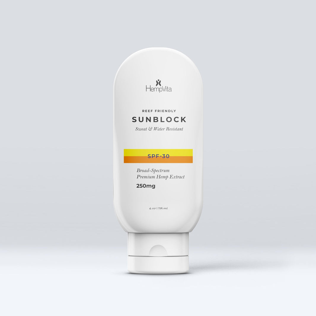 Sunblock HempVita Broad-Spectrum Hemp-Extract SPF-30 Sunblock