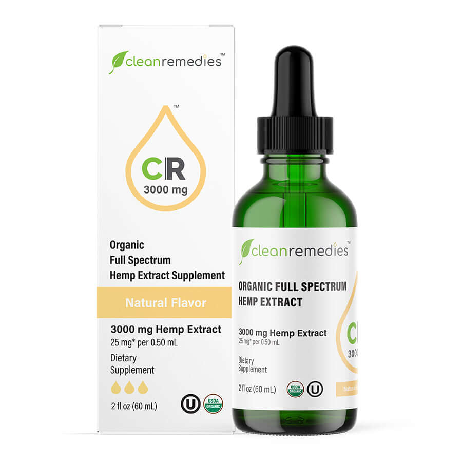Clean Remedies | Full Spectrum CBD Tincture 3000mg