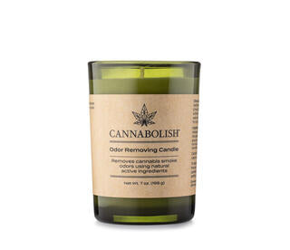 Cannabis Odor Removing Wintergreen Candle, 7 oz.