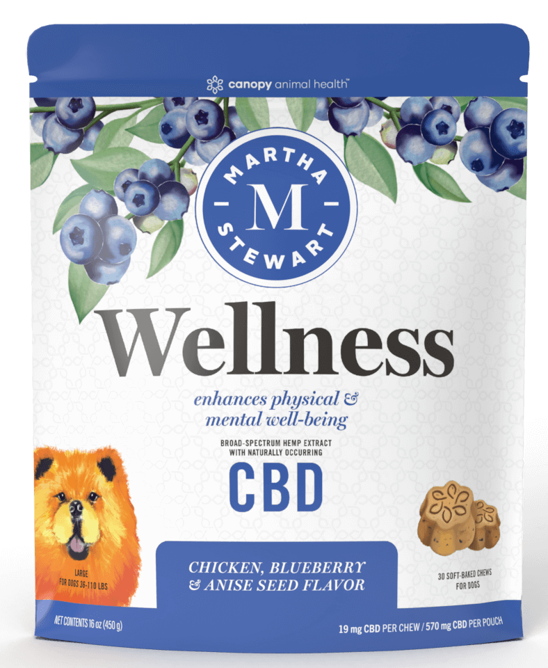 Martha Stewart CBD Wellness Chicken and Blueberry Flavor Soft Baked Chews