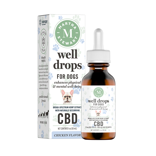Martha Stewart CBD Well Drops Chicken Flavor Oil Drops