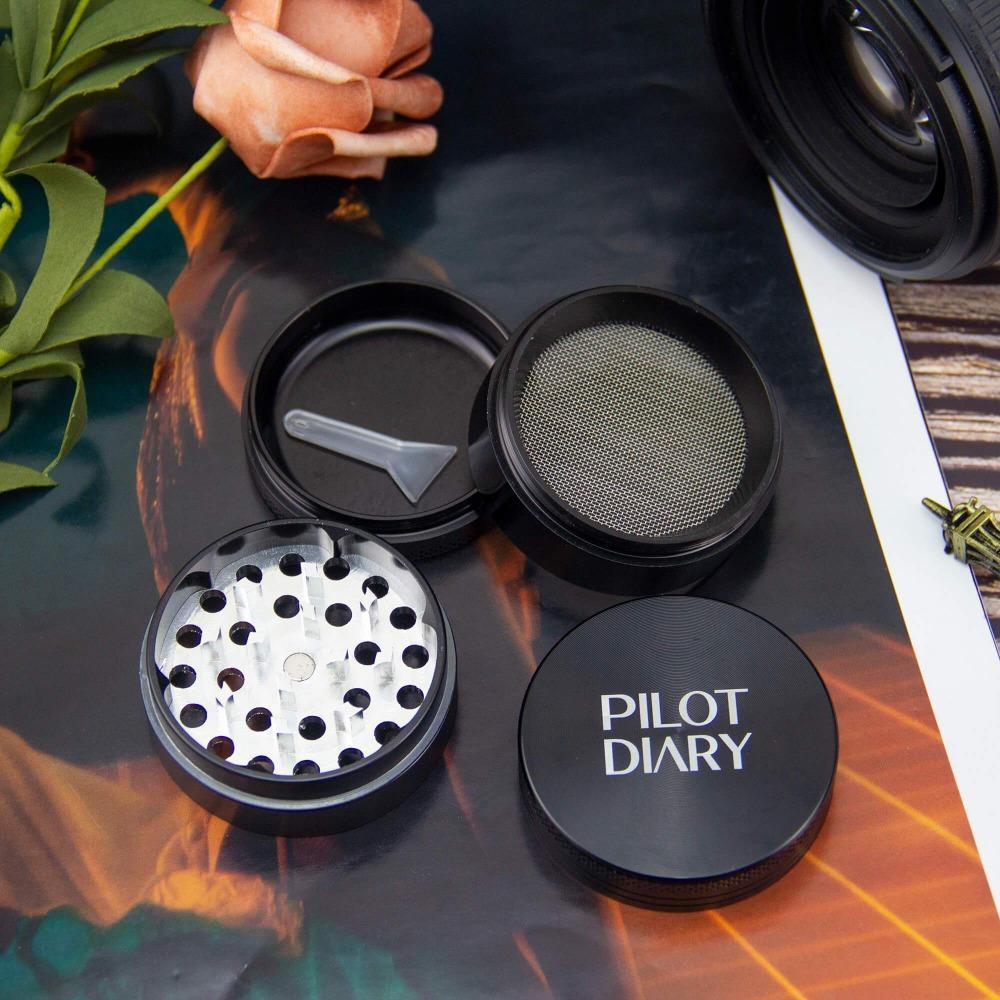 Grinders 4 Piece Grinder with Pollen Catcher