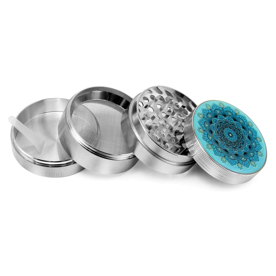 Bubblers Mandala Grinder Silver