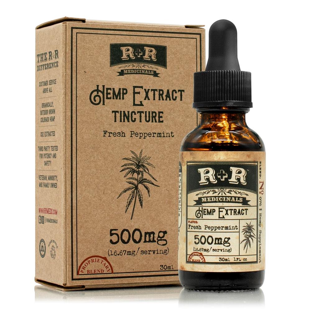 CBD Tinctures R+R Medicinals - Tincture Peppermint - 500mg