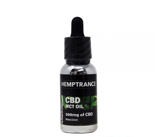CBD Pain Relief Hemptrance CBD MCT Oil 500mg 30ml