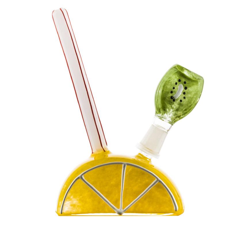 Bongs 6.7" Lemon Theme Glass Bong