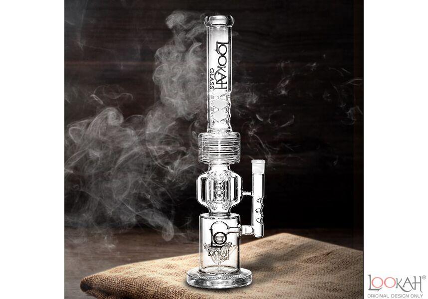 Vaporizers 21.5" LOOKAH Spiral Honeycomb Chandelier Bong