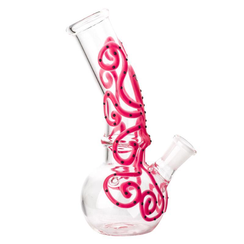 Beaker Bongs 7" Octopus Pattern Glass Bong