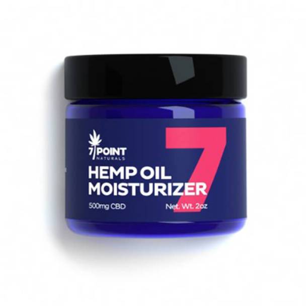 CBD Cream 7 Point Naturals - CBD Topical - 2oz Moisturizer - 500mg