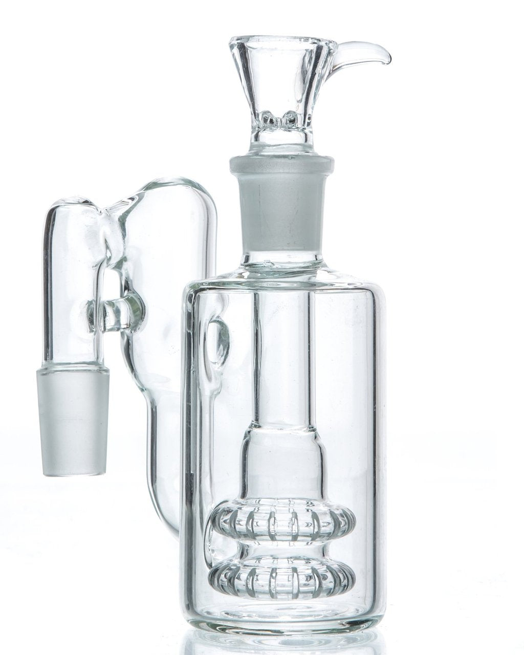Ash Catcher 90˚ Double Showerhead Perc Recycler Ashcatcher