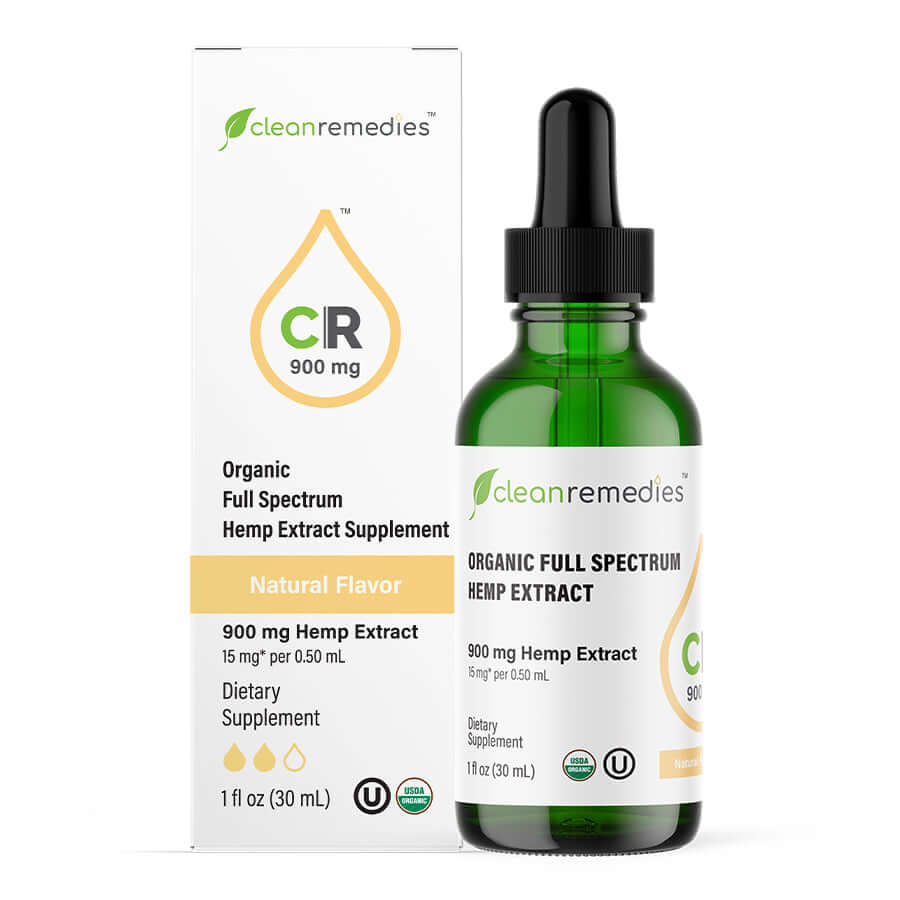 Clean Remedies | Full Spectrum CBD Tincture 900mg