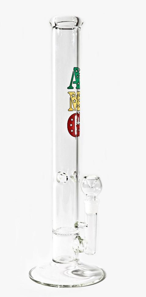 Water Pipes AMG Glass - Honeycomb Perc Straight Tube 16''