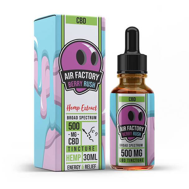 CBD Tinctures Air Factory CBD - CBD Tincture - Berry Rush - 500mg-1000mg