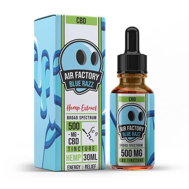 CBD Tinctures Air Factory CBD - CBD Tincture - Blue Razz - 500mg-1000mg