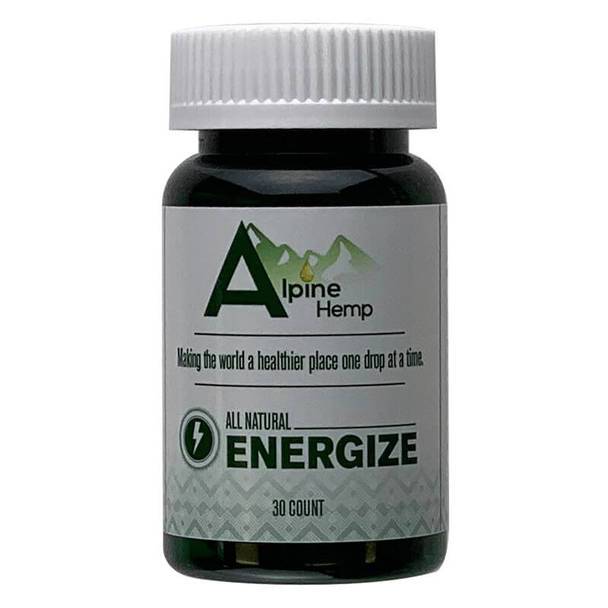 CBD Capsules Alpine Hemp - CBD Capsule - Energize - 20mg