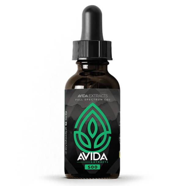CBD Tinctures Avida CBD - CBD Tincture - Full Spectrum Spearmint - 500mg