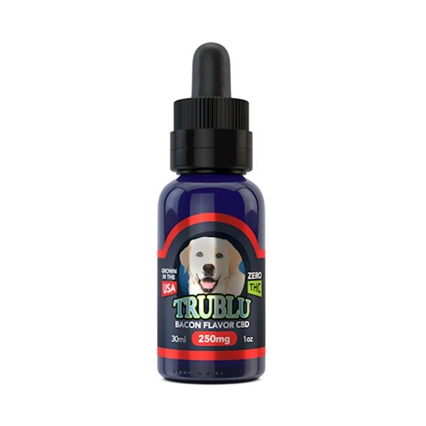 Cbd For Pets Blue Moon Hemp - CBD Pet Tincture - Tru Blu Bacon Dog Tincture - 250mg-1000mg