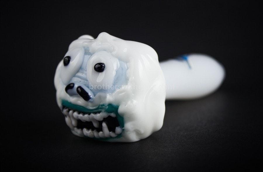 Hand pipe Chameleon Glass Holiday Abominable Snow Bumble Hand Pipe