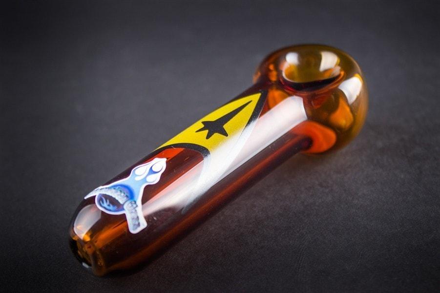 Hand pipe Chameleon Glass Beam Me Up Trek Hand Pipe