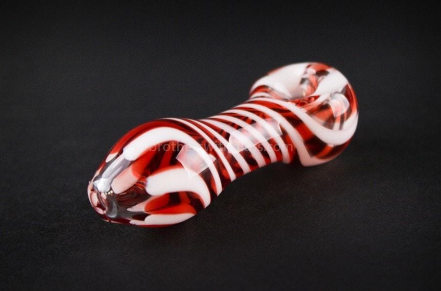 Hand pipe Chameleon Glass Peppermint Swirl Pocket Hand Pipe
