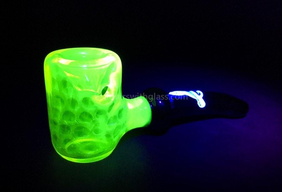 Hand pipe Chameleon Glass Traditional Style Cobb Hand Pipe - Illuminati UV