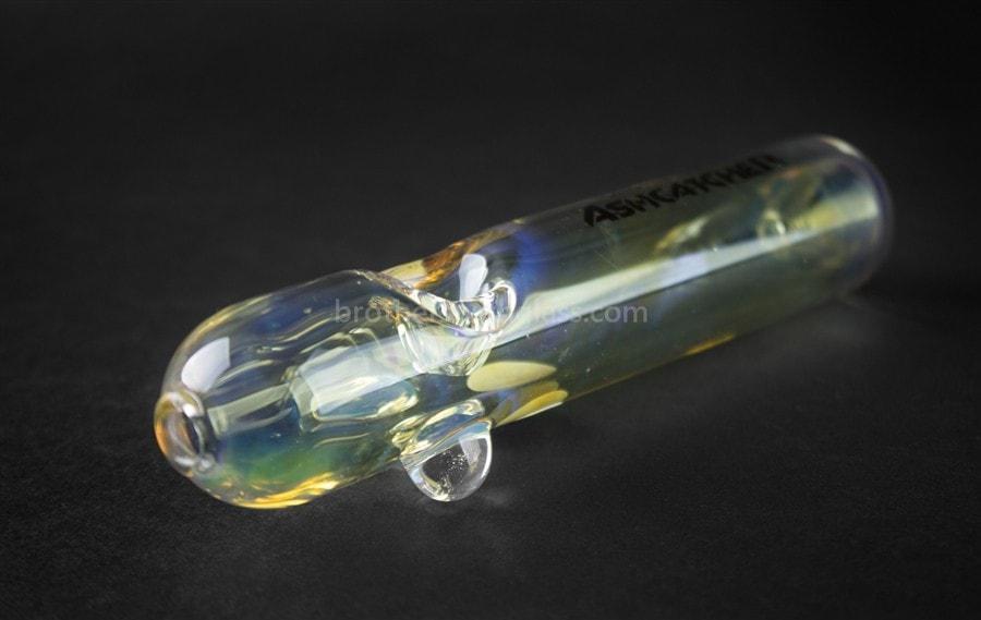 Hand pipe Chameleon Glass Ash Catcher Steamroller Hand Pipe - Fumed