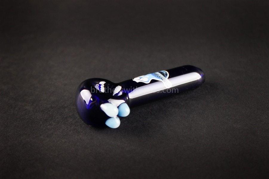 Hand pipe Chameleon Glass Three Dot Hand Pipe - Blue
