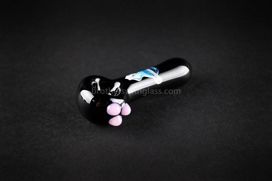 Hand pipe Chameleon Glass Three Dot Hand Pipe - Onyx