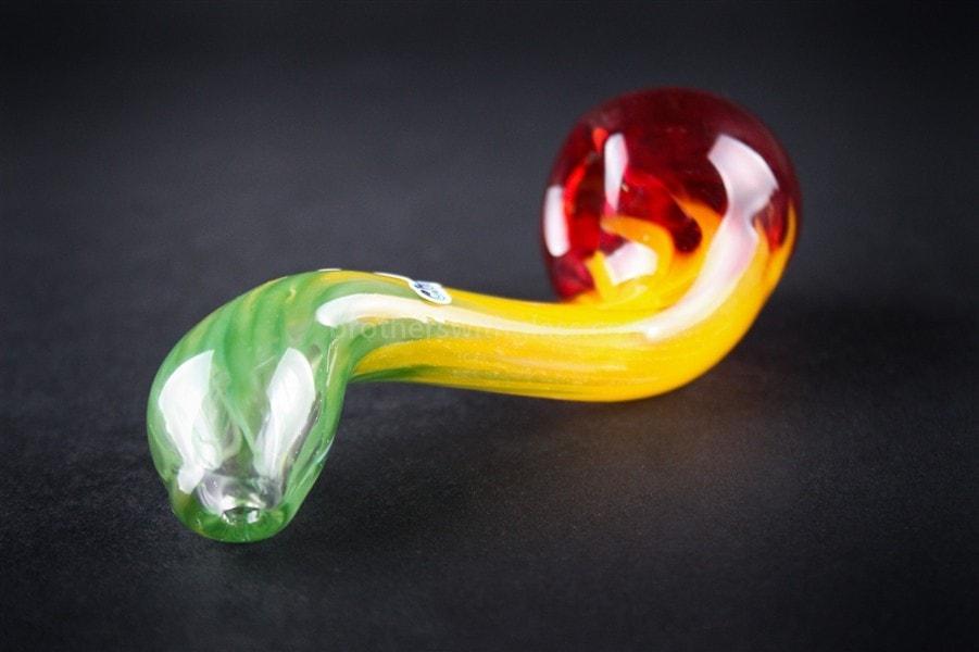 Hand pipe Chameleon Glass Dubdancer Sherlock Hand Pipe - Rasta