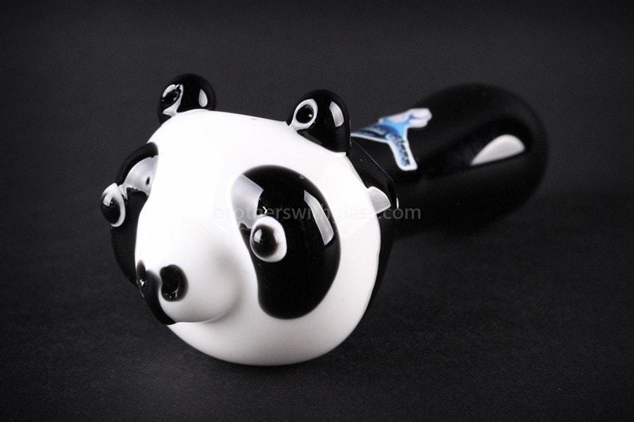 Hand pipe Chameleon Glass Panda Bear Hand Pipe