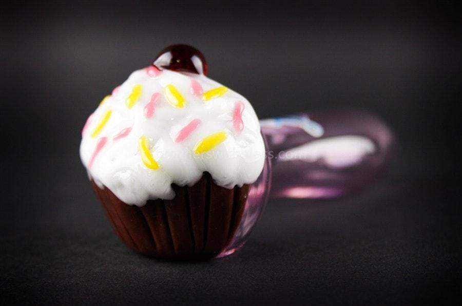 Hand pipe Chameleon Glass Cupcake Hand Pipe