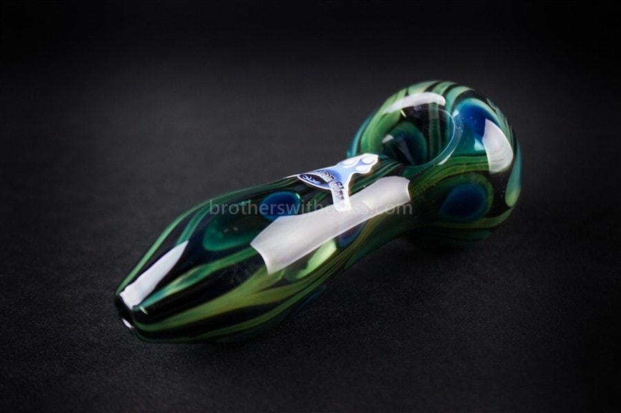Hand pipe Chameleon Glass Safari Series Hand Pipe - Peacock