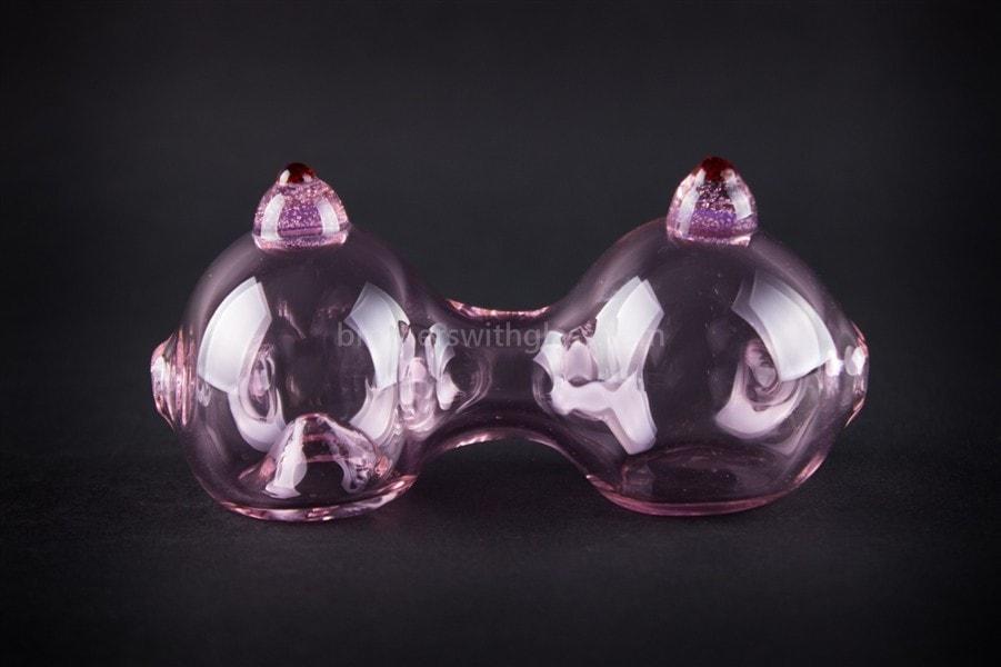 Hand pipe Mathematix Glass Pink Double D's Hand Pipe