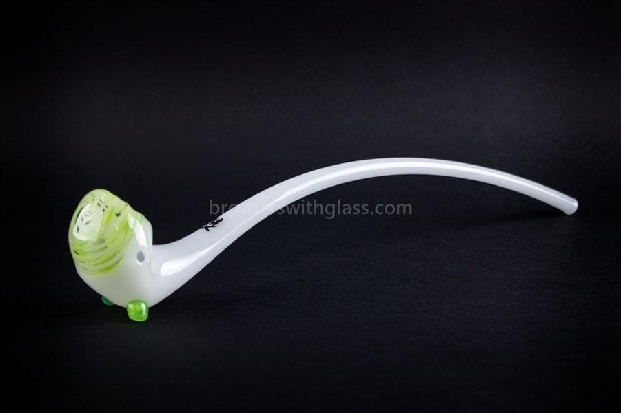 Hand pipe Mathematix Glass 13 In White Gandalf Hand Pipe - Slyme