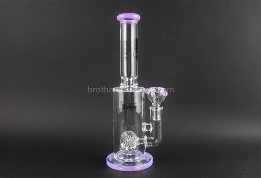 Glass pipes Mathematix Glass Color Wrapped Tube Water Pipe - Pink Slyme