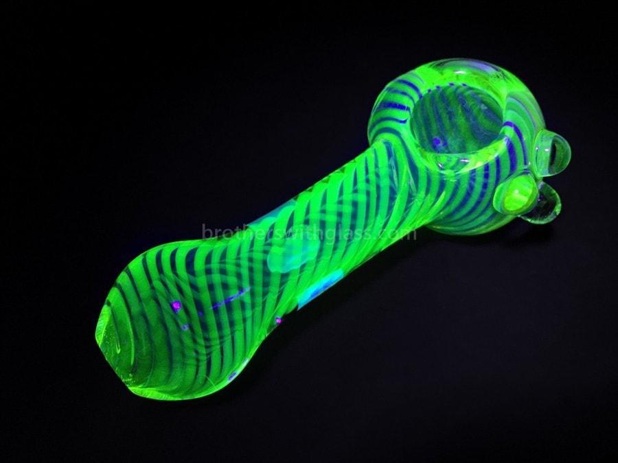 Hand pipe Mathematix Glass Illuminati Striped Hand Pipe