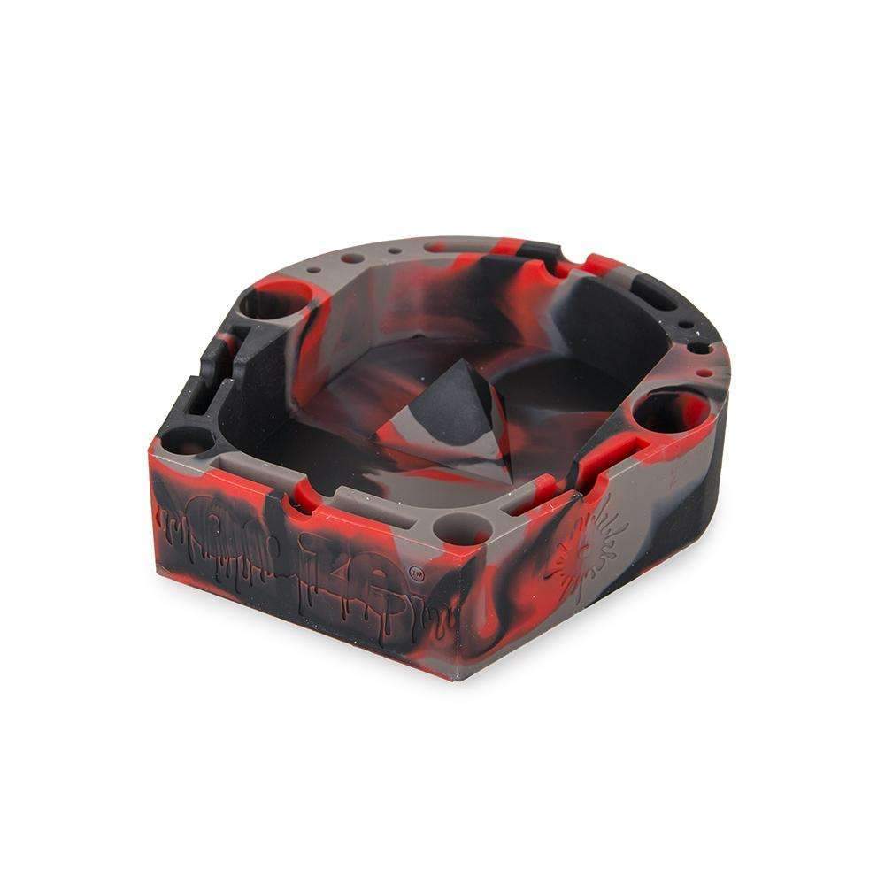 Ashtray Ooze Banger Tray - Black / Red / Grey