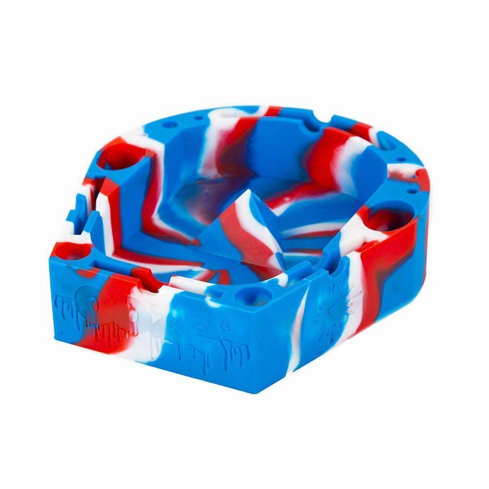 Ashtray Ooze Banger Tray - Red/White/Blue