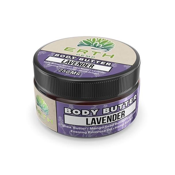 CBD Cream ERTH - CBD Topical - Lavender Body Butter - 250mg