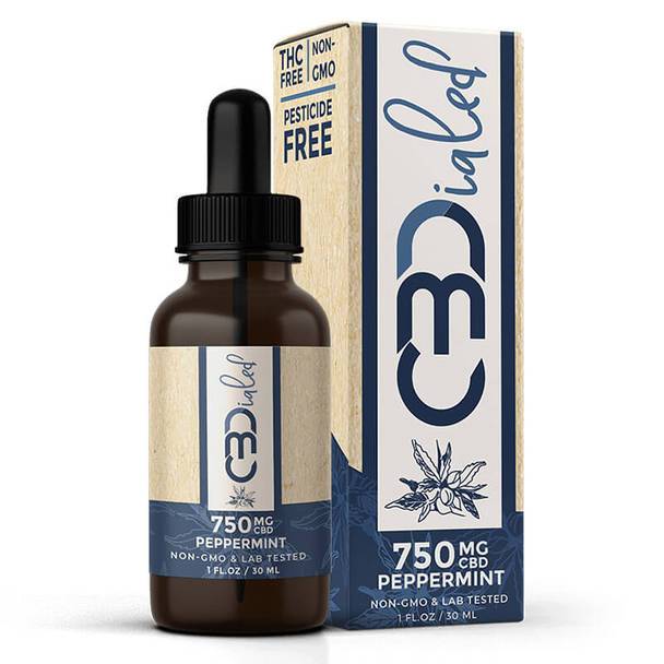 CBD Tinctures CBDialed - CBD Tincture - Peppermint - 750-1500mg