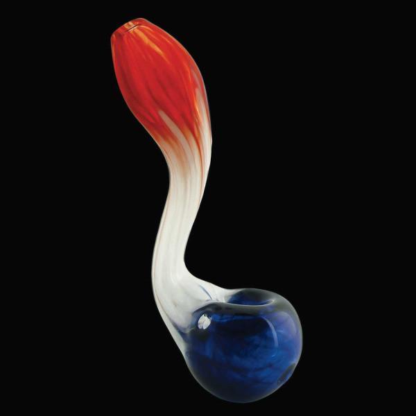 Hand Pipe Chameleon Glass - Homeland Sherlock Pipe