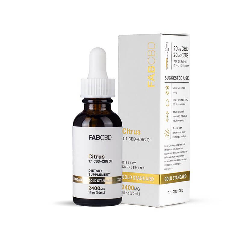 FAB CBD - CBD Oil Citrus Flavour