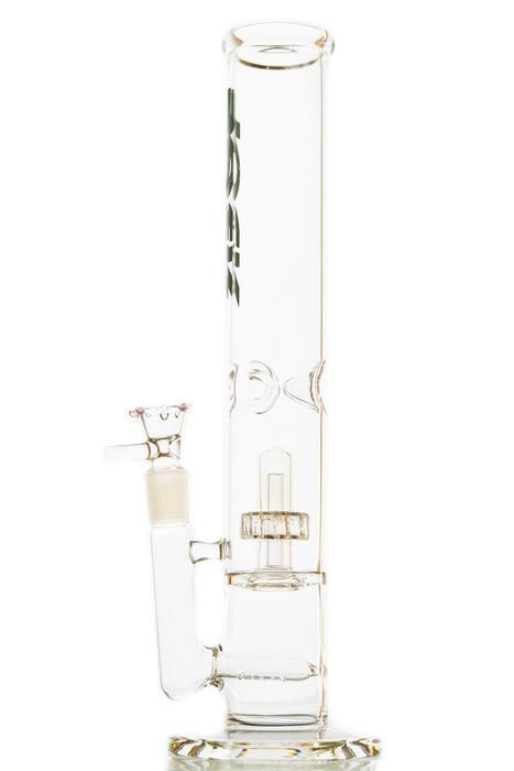 Bongs Rock Glass - Dual Perc Straight Tube Bong