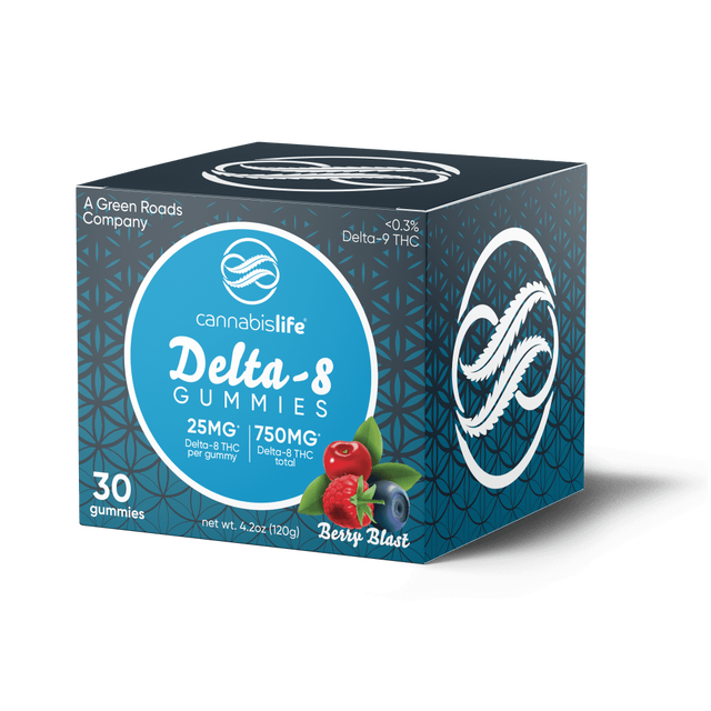 Delta-8 Berry Blast Gummies - 750mg
